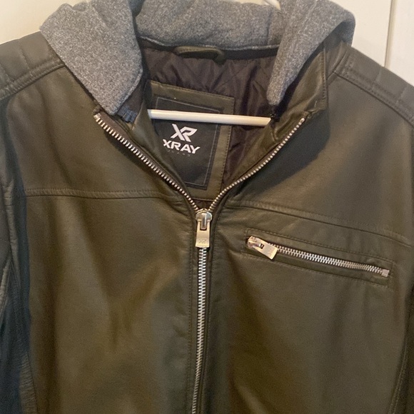 NWOT men’s moto jacket with hood - Picture 8 of 10